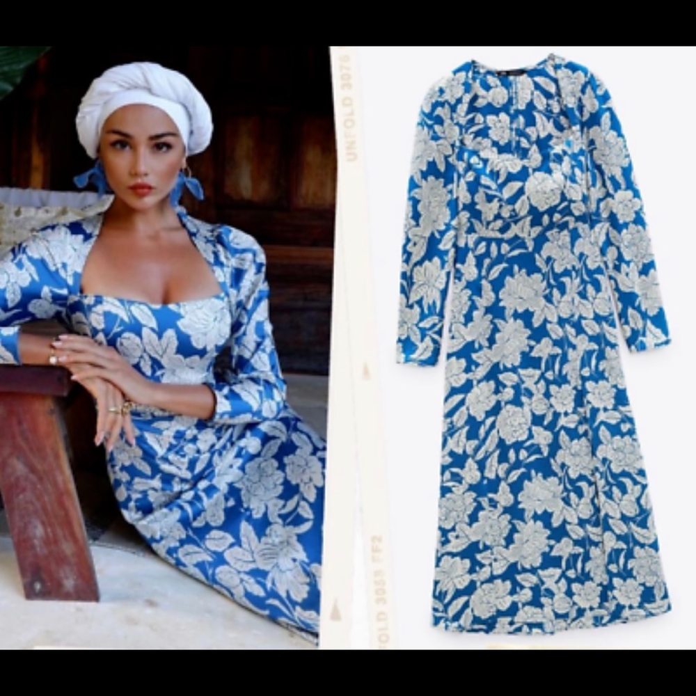 ZARA midi dress